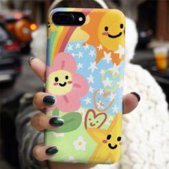 Smile Star Tasarımlı Silikon Telefon Kılıfı