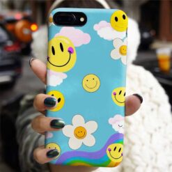 Gökyüzü Smile Tasarımlı Silikon Telefon Kılıfı