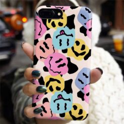 Retro Smile Tasarımlı Silikon Telefon Kılıfı