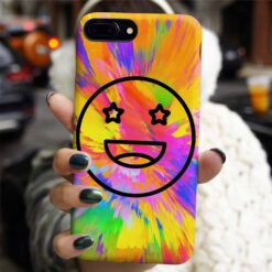Star Eye Smile Tasarımlı Silikon Telefon Kılıfı