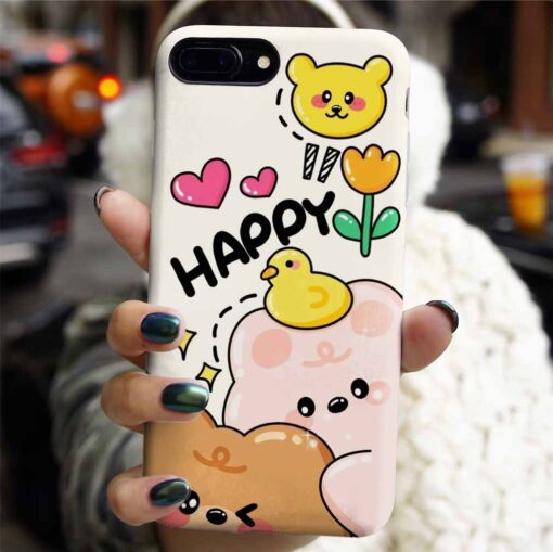 Happy Smile Animals Tasarımlı Silikon Telefon Kılıfı
