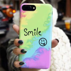 Smile Tuval Tasarımlı Silikon Telefon Kılıfı