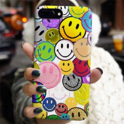 Smile Kolaj Tasarımlı Silikon Telefon Kılıfı