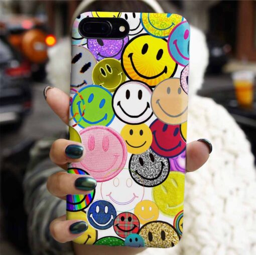 Smile Kolaj Tasarımlı Silikon Telefon Kılıfı