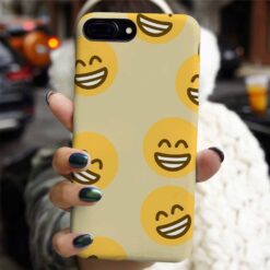 Kahkaha Emoji Tasarımlı Silikon Telefon Kılıfı