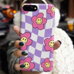 Purple Dama Tasarımlı Silikon Telefon Kılıfı
