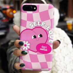 Self Love Smile Tasarımlı Silikon Telefon Kılıfı