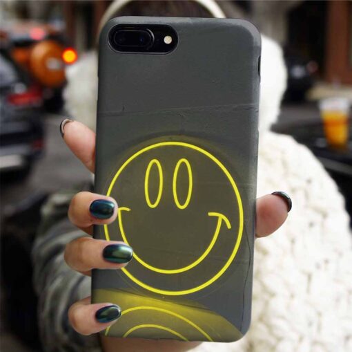 Neon Smile Tasarımlı Silikon Telefon Kılıfı