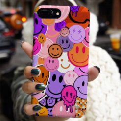 Renkli Smile Tasarımlı Silikon Telefon Kılıfı