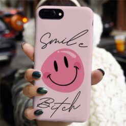 Smile Bitch Tasarımlı Silikon Telefon Kılıfı
