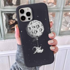 Ay Balonu Tasarımlı Silikon Telefon Kılıfı