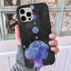 Galaxy Kız Tasarımlı Silikon Telefon Kılıfı