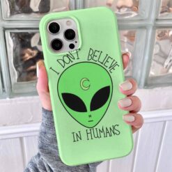 I Don`t Believe Tasarımlı Silikon Telefon Kılıfı