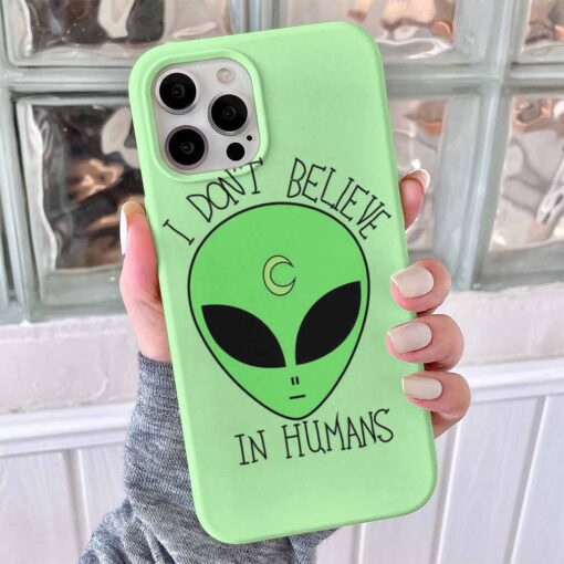 I Don`t Believe Tasarımlı Silikon Telefon Kılıfı