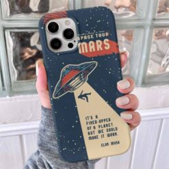 Elon Musk Space Tasarımlı Silikon Telefon Kılıfı