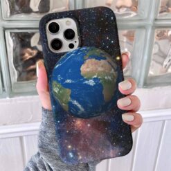 World Zoom Tasarımlı Silikon Telefon Kılıfı