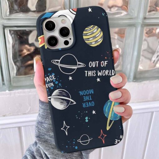 Out Of Thıs World Tasarımlı Silikon Telefon Kılıfı