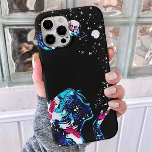 Yıldız Üfleyişi Tasarımlı Silikon Telefon Kılıfı