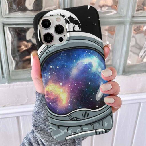 Camdaki Galaxy Tasarımlı Silikon Telefon Kılıfı
