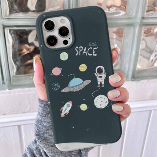 Little Space Tasarımlı Silikon Telefon Kılıfı