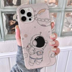 Uzay Yolcusu Tasarımlı Silikon Telefon Kılıfı