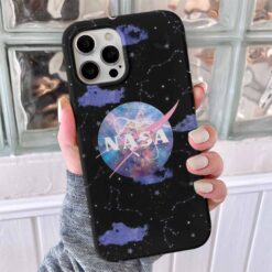 Renkli Nasa Tasarımlı Silikon Telefon Kılıfı