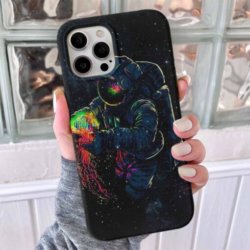 Uzay Deniz Anası Tasarımlı Silikon Telefon Kılıfı