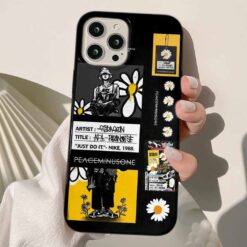 Peaceminusone Tasarımlı Silikon Telefon Kılıfı