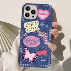 Sweet Sticker Tasarımlı Silikon Telefon Kılıfı