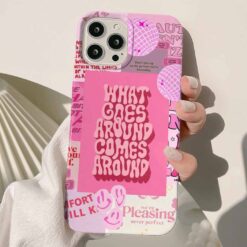 Pleasing Sticker Tasarımlı Silikon Telefon KılıfIı