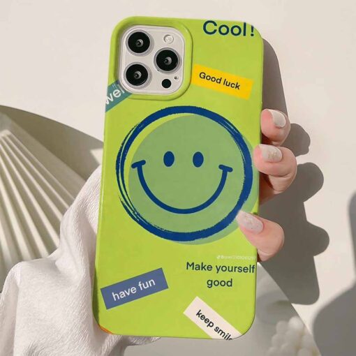 Keep Smile Tasarımlı Silikon Telefon Kılıfı