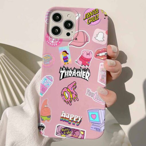 Santa Cruz Sticker Tasarımlı Silikon Telefon KılıfIı