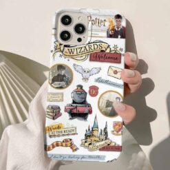 Wizards Sticker Tasarımlı Silikon Telefon KılıfIı