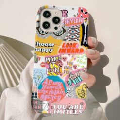 Make İt Fun Sticker Tasarımlı Silikon Telefon KılıfIı