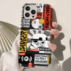 Klon Askeri Sticker Tasarımlı Silikon Telefon Kılıfı