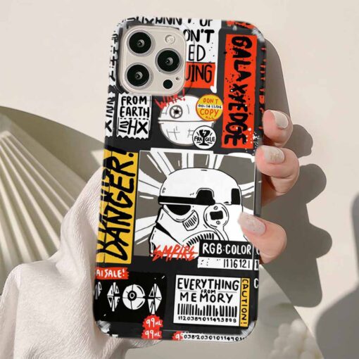 Klon Askeri Sticker Tasarımlı Silikon Telefon Kılıfı