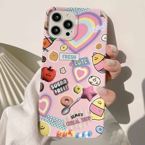 Sugar Free Sticker Tasarımlı Silikon Telefon Kılıfı