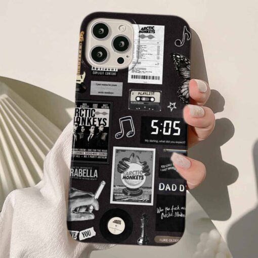 Arctic Monkeys Sticker Tasarımlı Silikon Telefon Kılıfı
