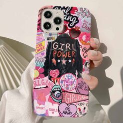 Gril Power Sticker Tasarımlı Silikon Telefon Kılıfı