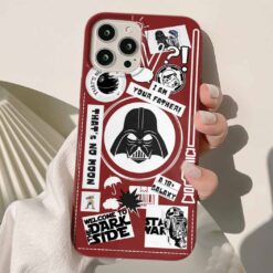Dark Side Sticke Tasarımlı Silikon Telefon Kılıfı