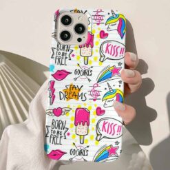 Stay Dream Sticker Tasarımlı Silikon Telefon KılıfIı