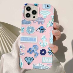 Vans Sticker Tasarımlı Silikon Telefon KılıfIı