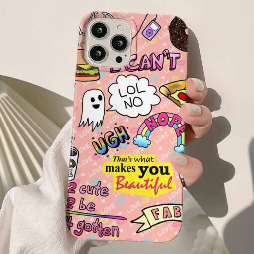 Nope Sticker Tasarımlı Silikon Telefon KılıfIı