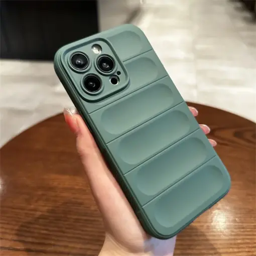 Optimum Çizgi Desenli Silikon Telefon Kılıfı - Görsel 15