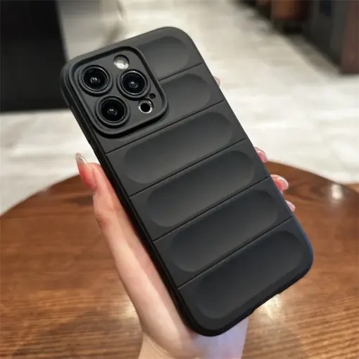 Optimum Çizgi Desenli Silikon Telefon Kılıfı - Görsel 17