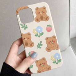 Fruit Teddy Tasarımlı Silikon Telefon Kılıfı