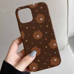 Triangie Teddy Tasarımlı Silikon Telefon Kılıfı