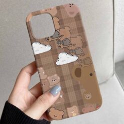Pattern Teddy Tasarımlı Silikon Telefon Kılıfı