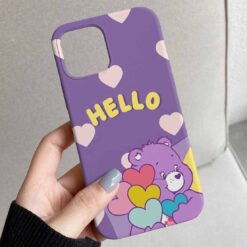 Hello Bear Tasarımlı Silikon Telefon Kılıfı