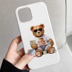 Money Teddy Tasarımlı Silikon Telefon Kılıfı